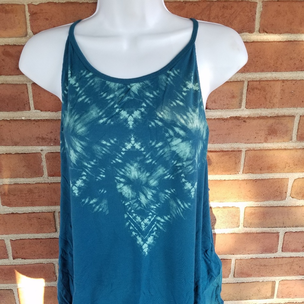 Mudd Mock Halter Tye Dye Tank